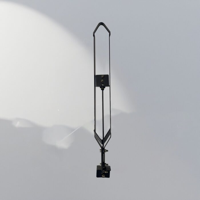 Side view of Swing Wall Mount Bike Rack showing structural design and mounting approach, for home or garage use.