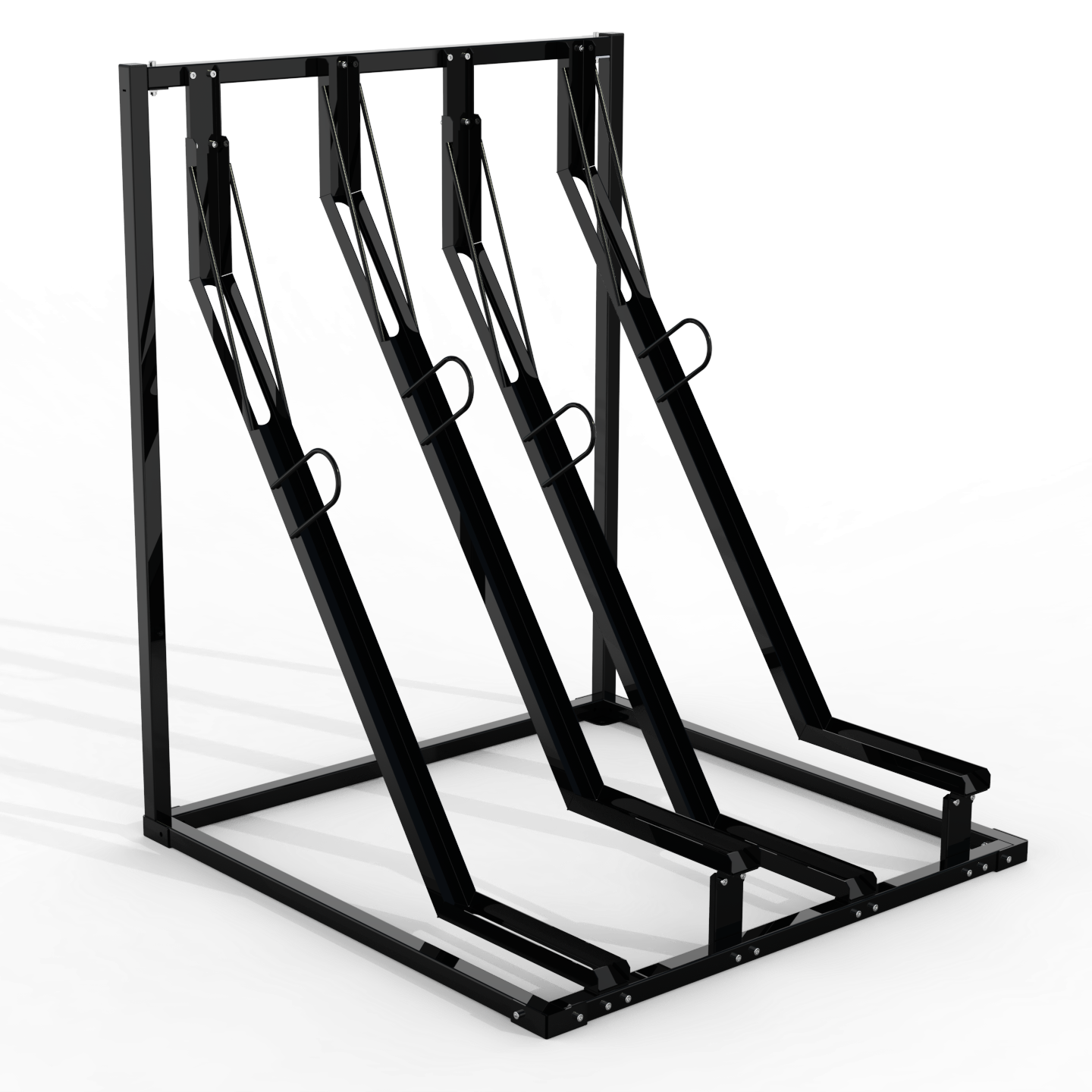 Model:KVS-SVBR-4-VR-OH(L:1230.W:1209.H:1495 for 4 bikes)