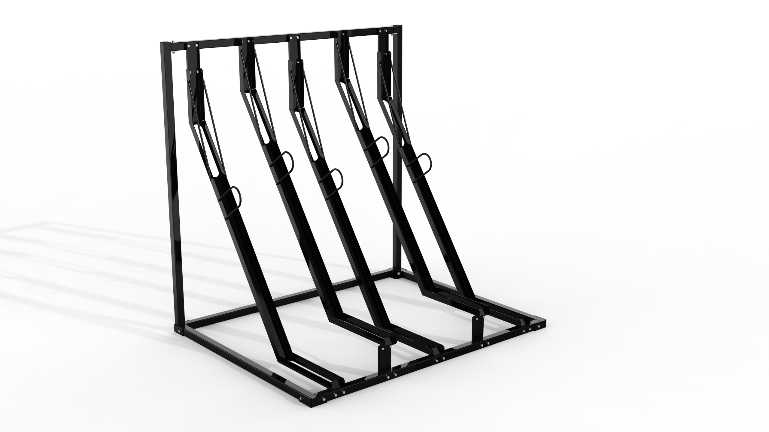 Model:KVS-SVBR-5-VR-OH(L:1535.W:1209.H:1495 for 5 bikes)