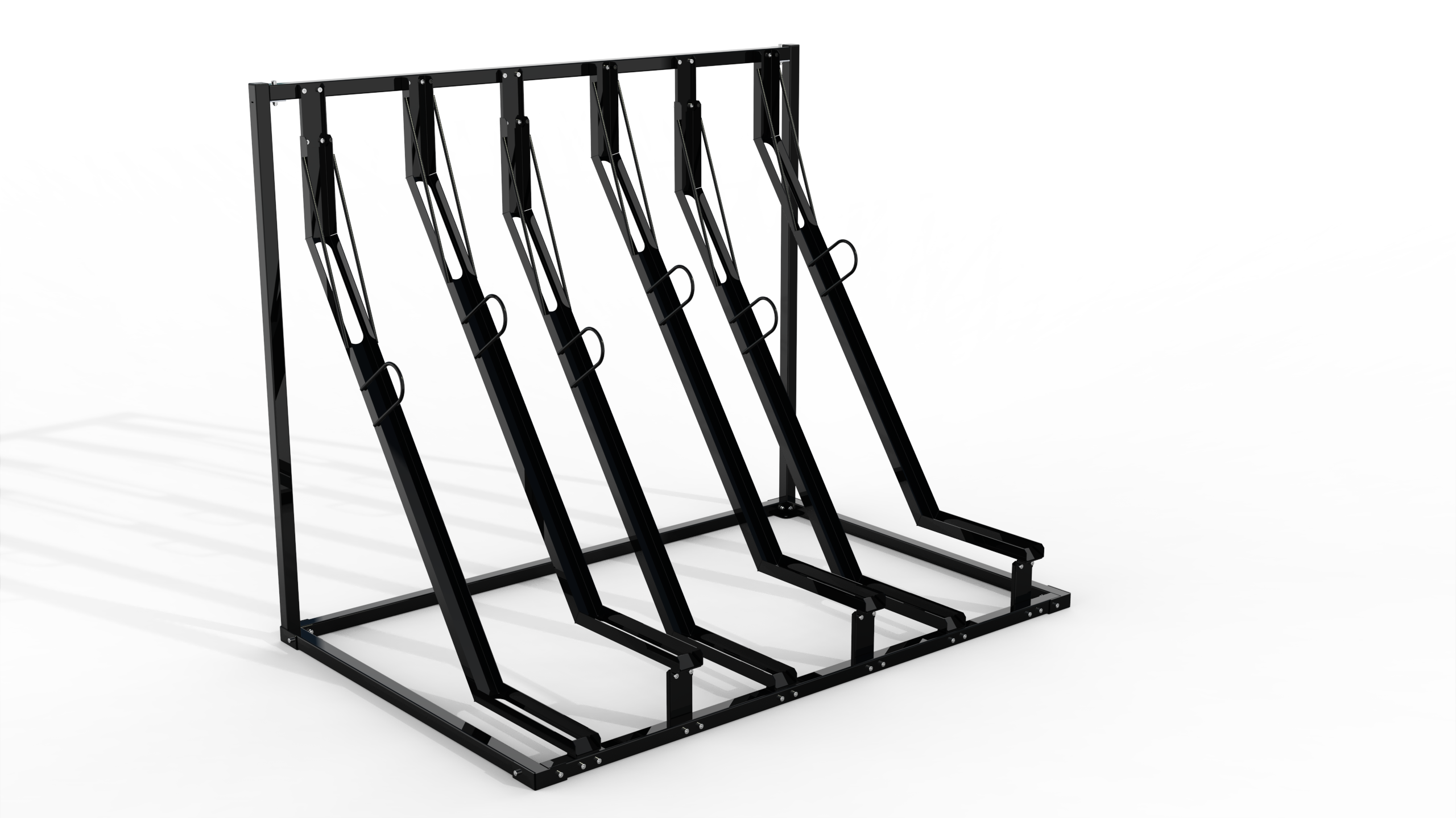 Model:KVS-SVBR-6-VR-OH(L:1840.W:1209.H:1495 for 5 bikes)