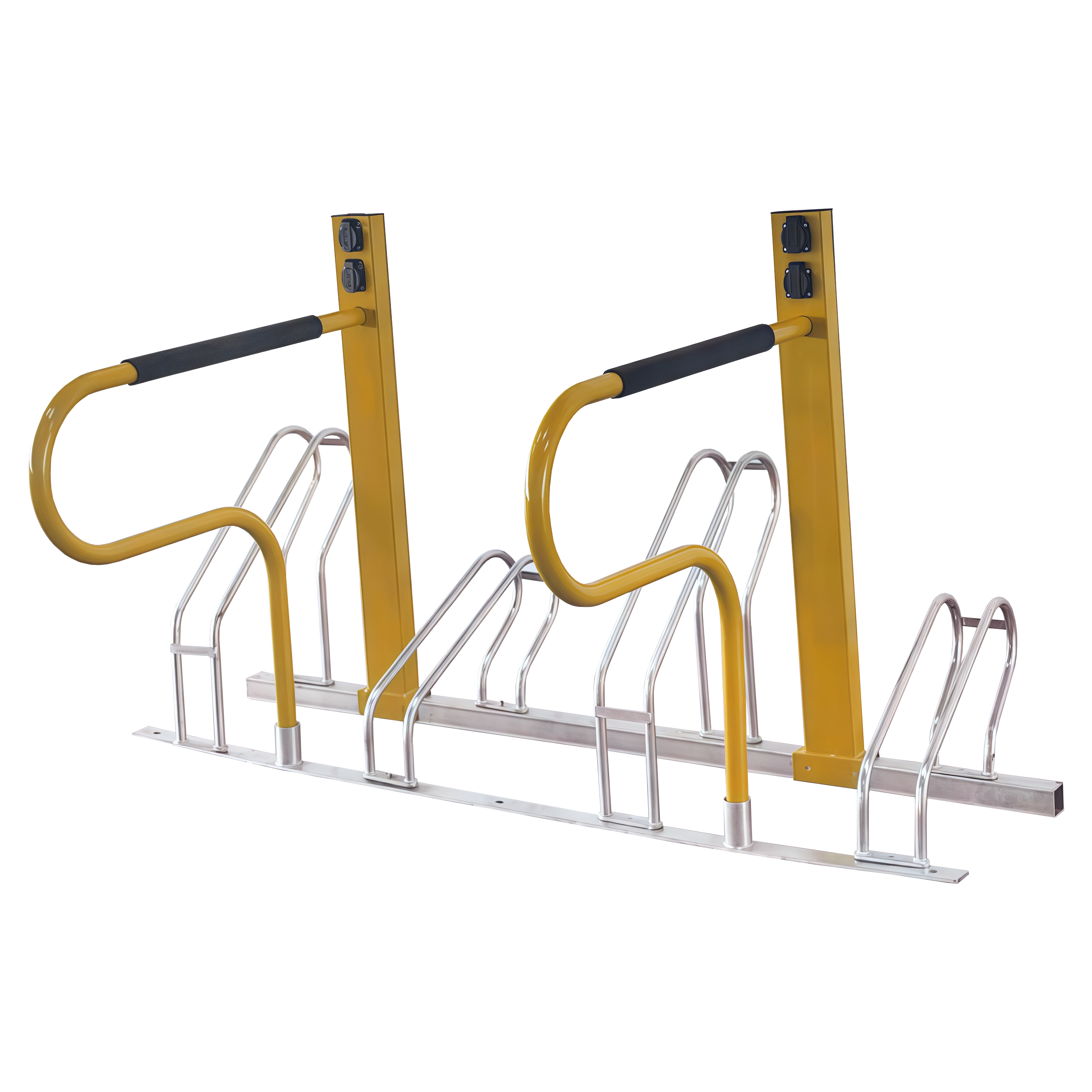 Model KVS-EBR-STAND-TB04, sized 1810*1043*1040 mm, suitable for 4 bikes.